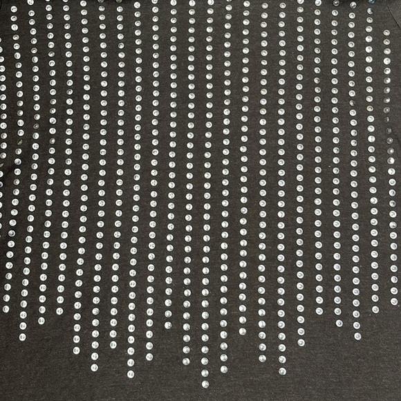 🆕 Apt 9 Long Sleeve Shiny Embellished Front Gray Sz S - Picture 3 of 8